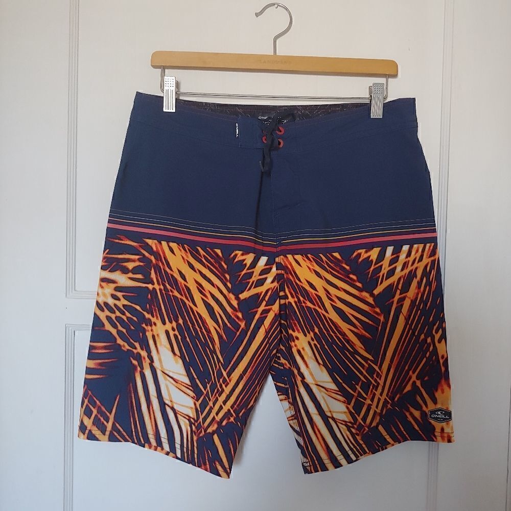 O'Neill Men's Hyperfreak Apocalypse Board Shorts Swim Trunks Size 32